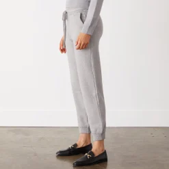 MONROW Soft Knit Cuffed Jogger HEATHERGREY Cheap